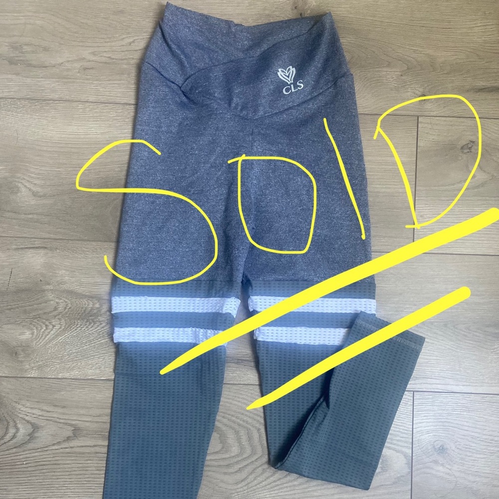 Cls butt scrunch Striped leggings